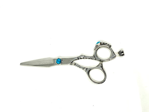 5.5" ICON Crown Handle Chrome Shears ICT-704 5.5" ICON Crown Handle Chrome Shears ICT-704
