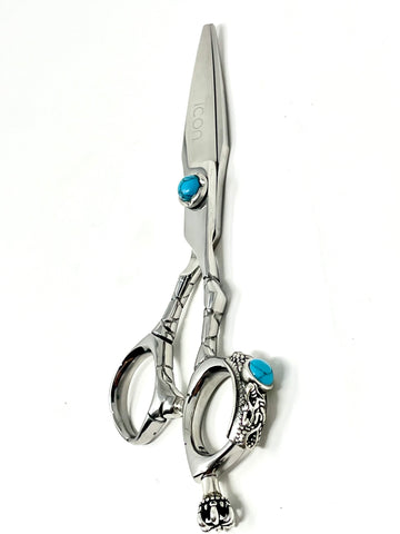 5.5" ICON Crown Handle Chrome Shears ICT-704 5.5" ICON Crown Handle Chrome Shears ICT-704