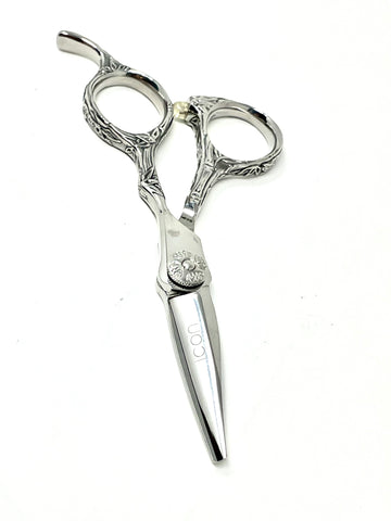 4.5" ICON Cheetah Handle Chrome Shears ICT-907 4.5" ICON Cheetah Handle Chrome Shears ICT-907