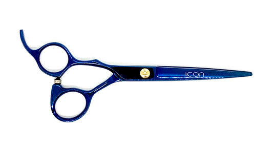 ICT-103 LEFT HANDED 6.0" ICON Blue Titanium Coated Shears