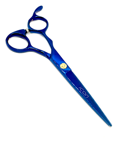 ICT-103 LEFT HANDED 6.0" ICON Blue Titanium Coated Shears