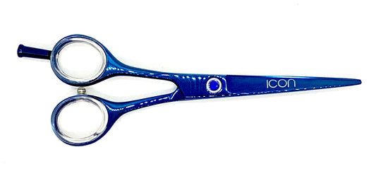 ICT-136 LEFT HANDED 5.5" ICON Blue Titanium Coated Shears