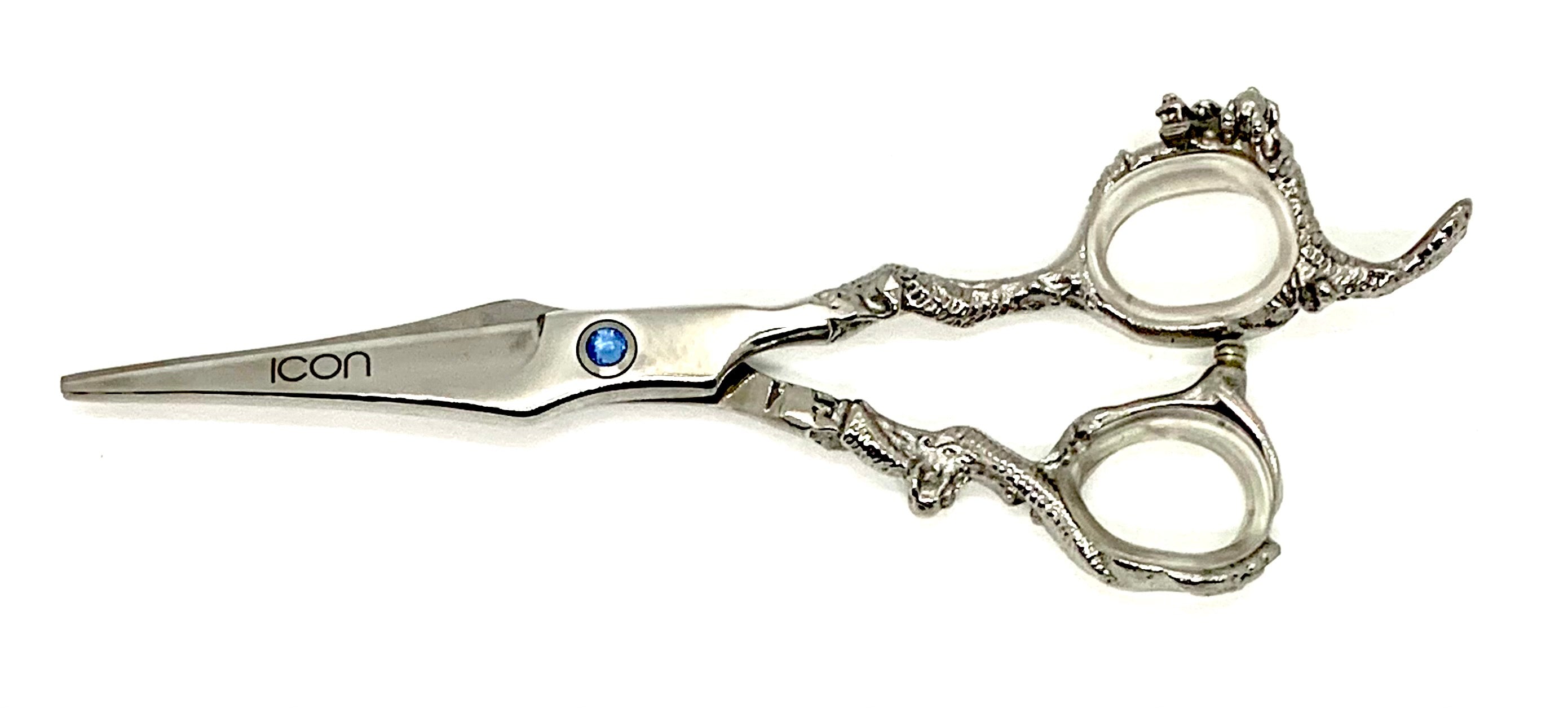 chrome unique handle design dragon cosmetology hairstylist salon scissors chrome unique handle design dragon cosmetology hairstylist salon scissors
