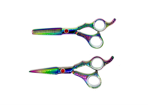 NEW * DESTINY SHEAR SET IN MULTI RAINBOW 6.0 ICT-108 NEW * DESTINY SHEAR SET IN MULTI RAINBOW 6.0 ICT-108