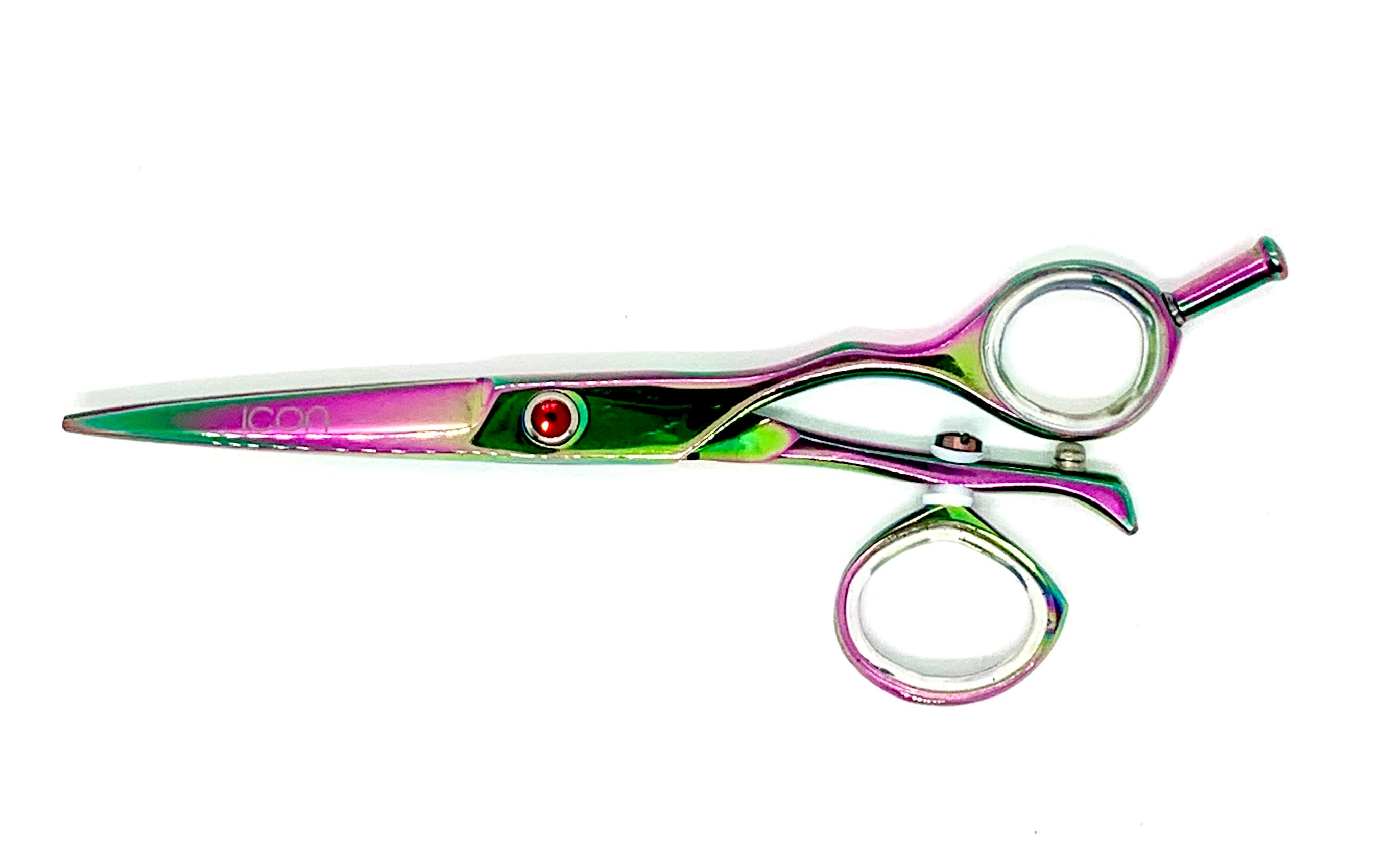 multi colorful swivel thumb hair shears pinky tang removeable salon stylist scissors multi colorful swivel thumb hair shears pinky tang removeable salon stylist scissors