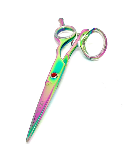 5.5" ICON Multi-Color Titanium Swivel Thumb Shears ICT-125 5.5" ICON Multi-Color Titanium Swivel Thumb Shears ICT-125