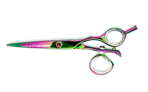 multi colorful swivel thumb hair shears pinky tang removeable salon stylist scissors multi colorful swivel thumb hair shears pinky tang removeable salon stylist scissors
