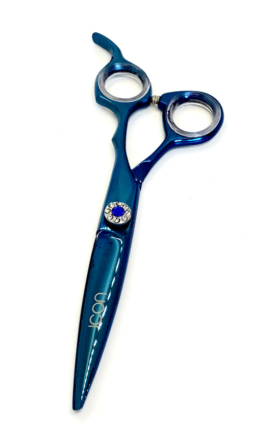 6" ICON Blue Titanium Coated Shears ICT-159