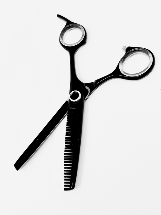 5.5" ICON Black Titanium Coated Thinning Shears ICT-158T