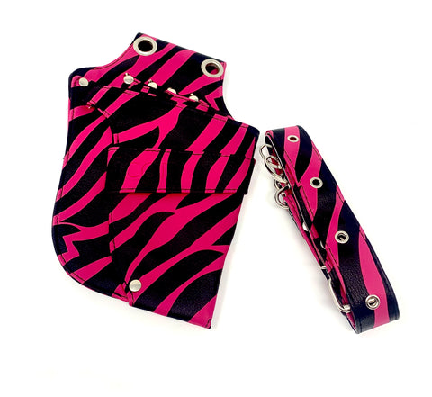 Shear Scissor Holster Hip PINK ZEBRA SMALL Shear Scissor Holster Hip PINK ZEBRA SMALL