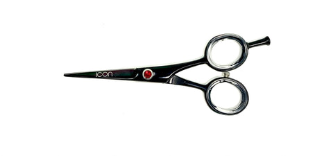 black semi convex detail cosmetic hair shears scissors black semi convex detail cosmetic hair shears scissors
