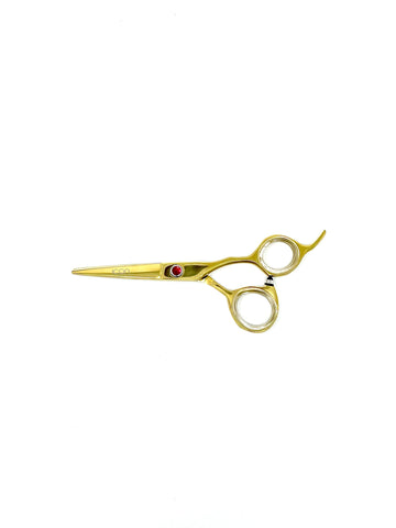 gold offset handle titanium shears hairstylist barber scissors gold offset handle titanium shears hairstylist barber scissors