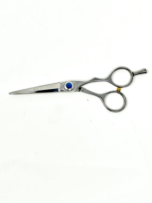 5.5" ICON Chrome "The Basic Detailer" Point Cutting Shears ICT-196