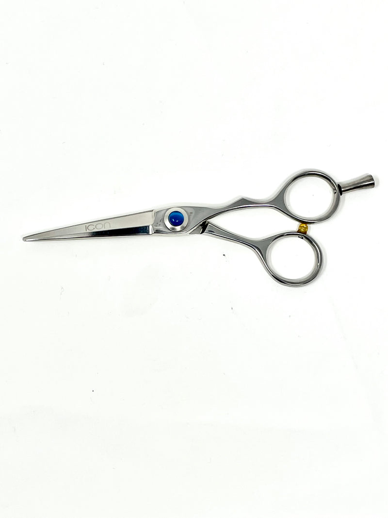 5.5" ICON Chrome "The Basic Detailer" Point Cutting Shears ICT-196