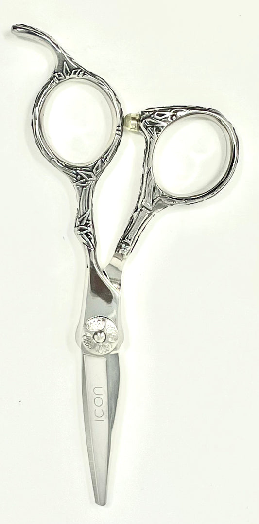 4.5" ICON Cheetah Handle Chrome Shears ICT-907