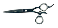 6" ICON BLACK Titanium Swivel Thumb Shears Scissors ICT-125A