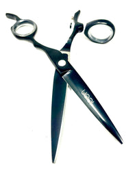 6" ICON BLACK Titanium Swivel Thumb Shears Scissors ICT-125A