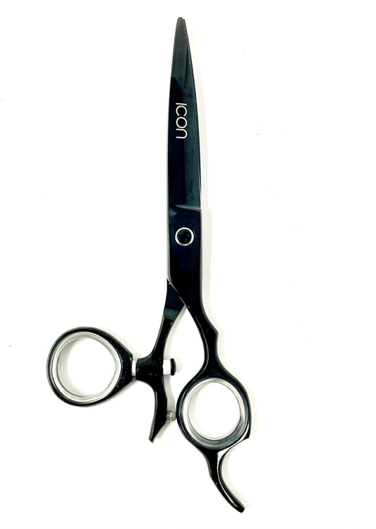 6" ICON BLACK Titanium Swivel Thumb Shears Scissors ICT-125A