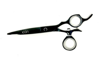 6" ICON BLACK Titanium Swivel Thumb Shears Scissors ICT-125A