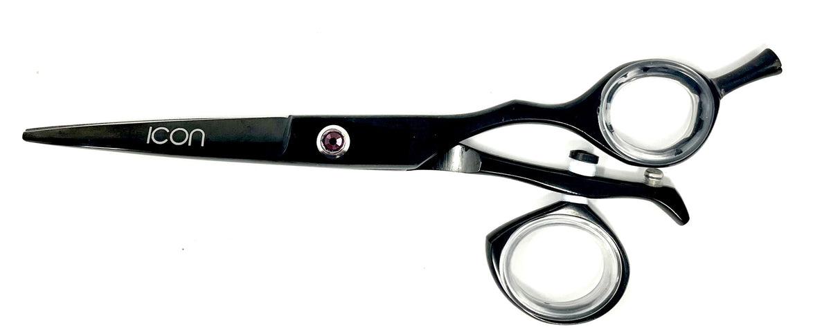 5.5" ICON Black Titanium Swivel Thumb Shears ICT-125