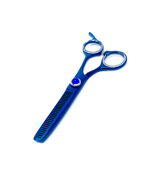 6.0" ICON Blue Titanium Coated Thinning Shears ICT-158T