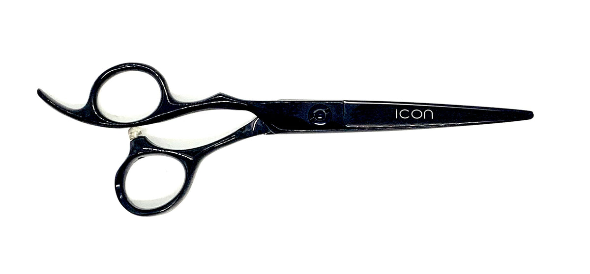 ICJ-102 LEFT HANDED 6.0" ICON Black Titanium Coated Shears