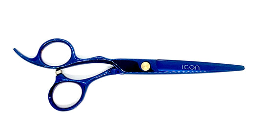 ICJ-102 LEFT HANDED 6.0" ICON Blue Titanium Coated Shears