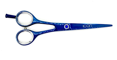 ICT-136 LEFT HANDED 5.5" ICON Blue Titanium Coated Shears