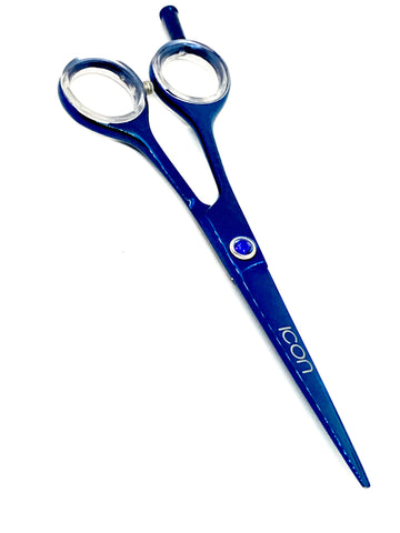 ICT-136 LEFT HANDED 5.5" ICON Blue Titanium Coated Shears