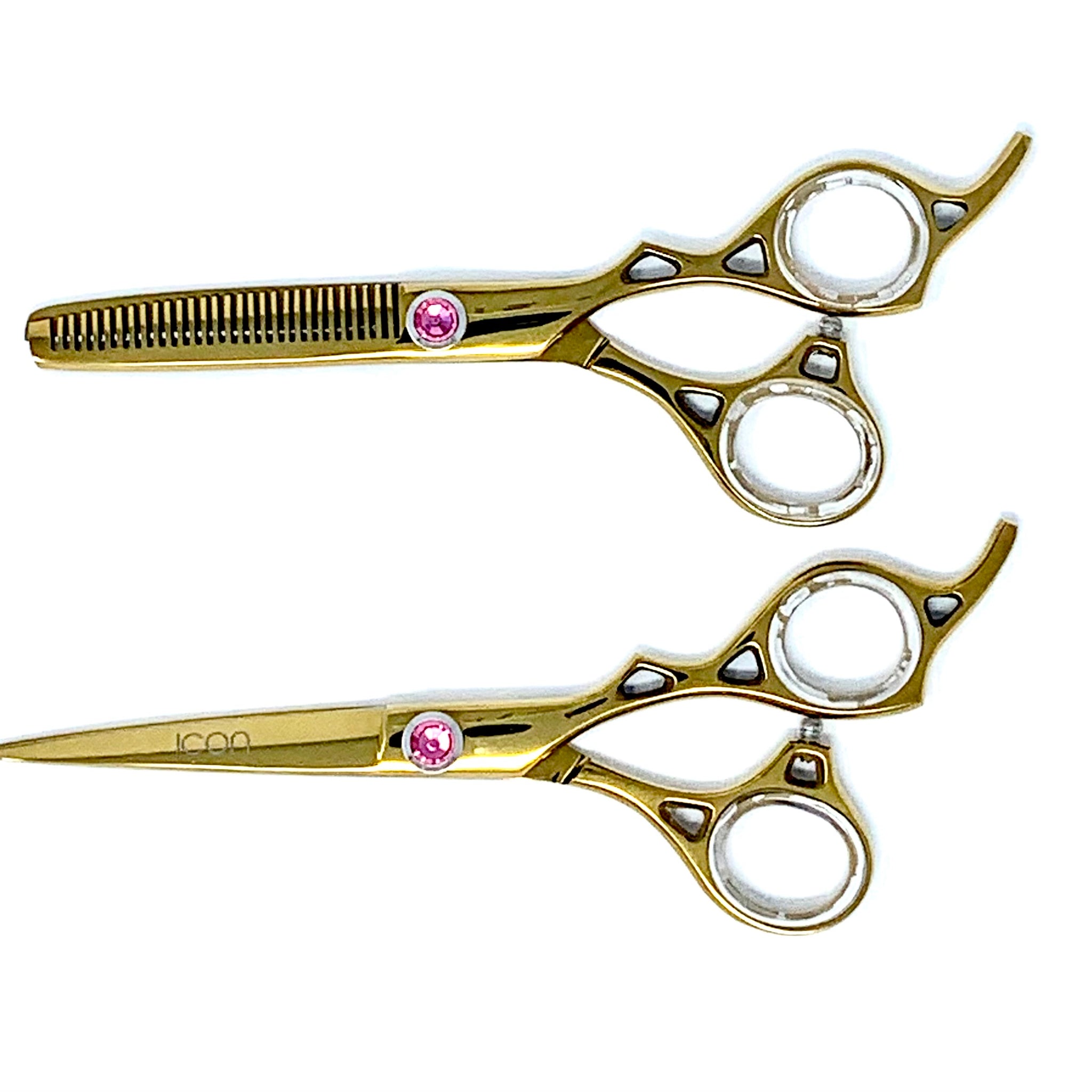NEW *  THE HAMMER SHEAR SET IN GOLD 6.0 ICT-107