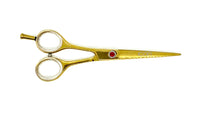 ICT-136 LEFT HANDED 5.5" ICON Gold Titanium Coated Shears