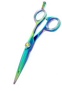 multi colorful everyday hair shears cosmetology salon stylist scissors