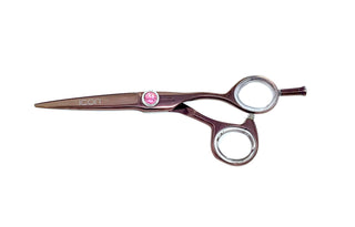 rose gold hair shears removeable pinky tang cosmetology salon stylist scissors