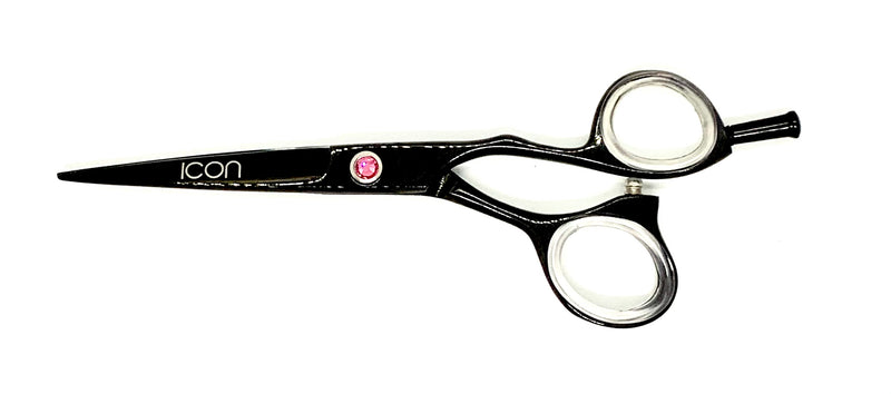 black titanium finger rest hair shears cosmetology hairstylist salon scissors