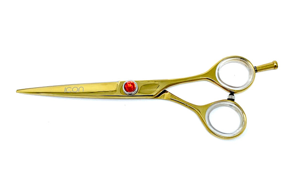 traditional handle gold cosmetic hair shears scissors