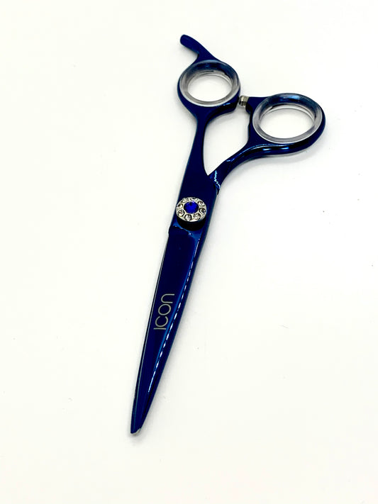 6.0" ICON Blue Titanium Coated Shears ICT-158