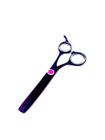 6.0" ICON Purple Titanium Coated Thinning Shears ICT-158T