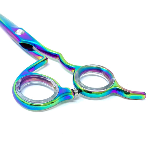 5.5" ICON Multi-Color Titanium Point Cutting Shears Lightweight ICT-164