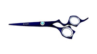 purple professional hair cutting shears cosmetology salon stylist scissors