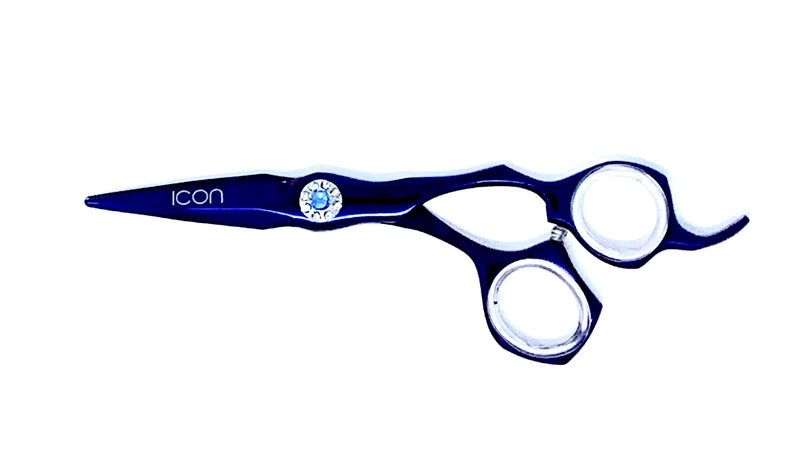 purple titanium hair shears thick sharp blade wet dry cut scissors