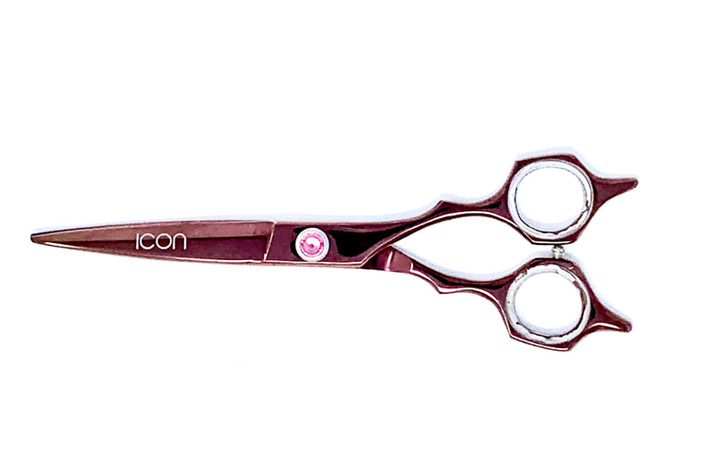 icon rose gold professional hairstyling shears handcrafted scissors pet grooming