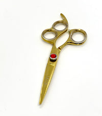 5.5" ICON Gold Three Ring Hairstyling Shears ICT-115