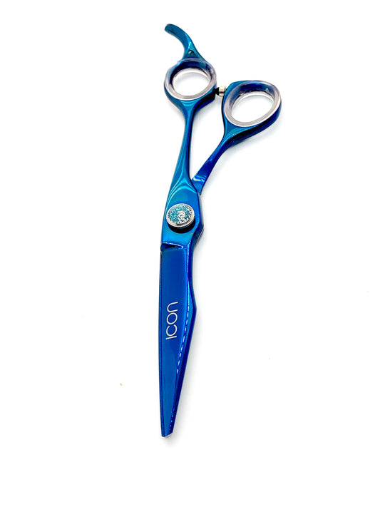 6" ICON Blue Titanium Coated Shears ICT-117