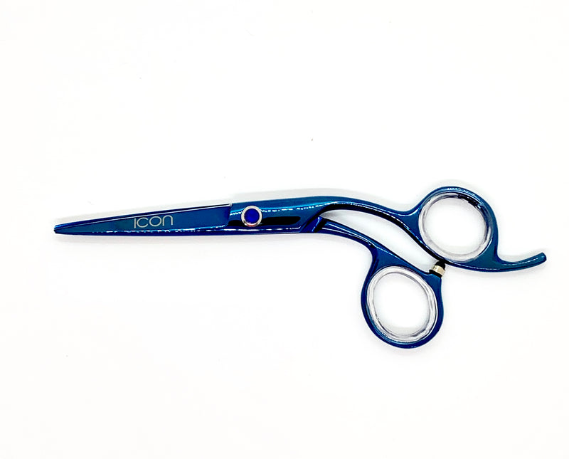 blue crane hair shears hairstylist cosmetology salon scissors