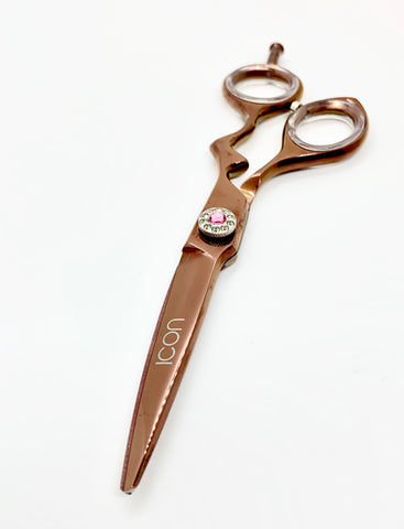 6" ICON Rose Gold Titanium Coated Shears ICT-100