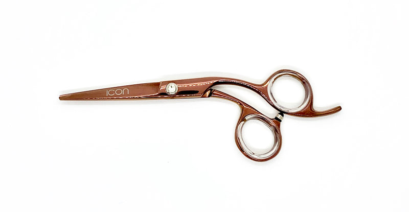 5.5" ICON Rose Gold Titanium Crane Shears ICT-163