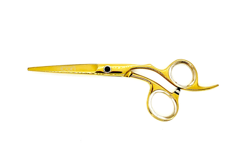 gold crane hair shears stylist salon beauty school scissors