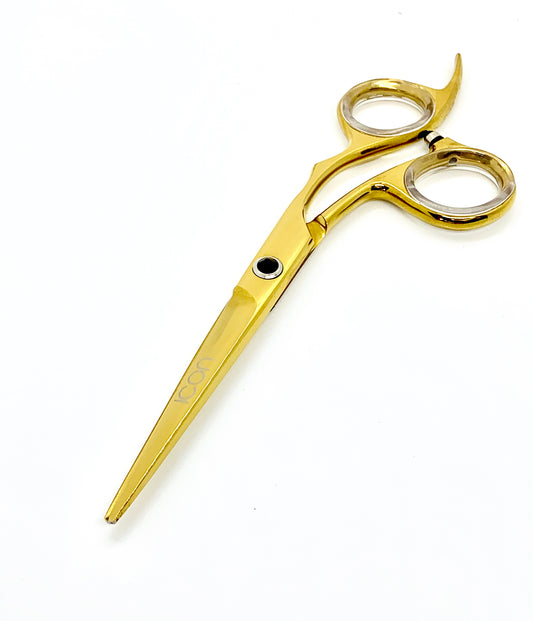 5.5" ICON Gold Titanium Crane Shears ICT-163