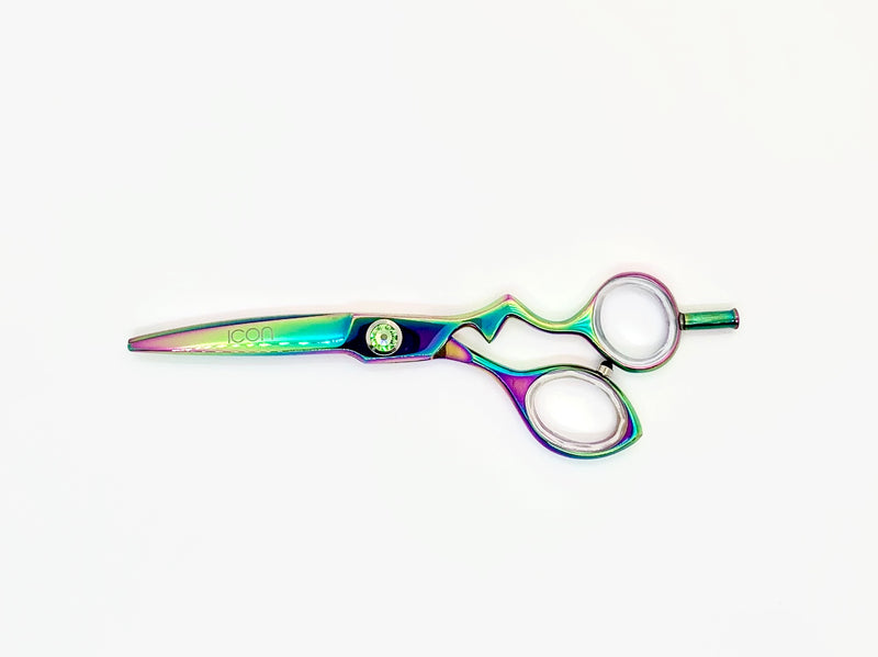 multi colorful hair shears cosmetology salon stylist scissors