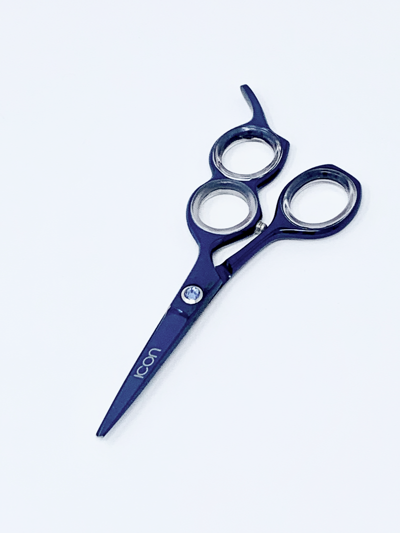5.0" ICON Blue Three Ring Hairstyling Shears ICT-115A